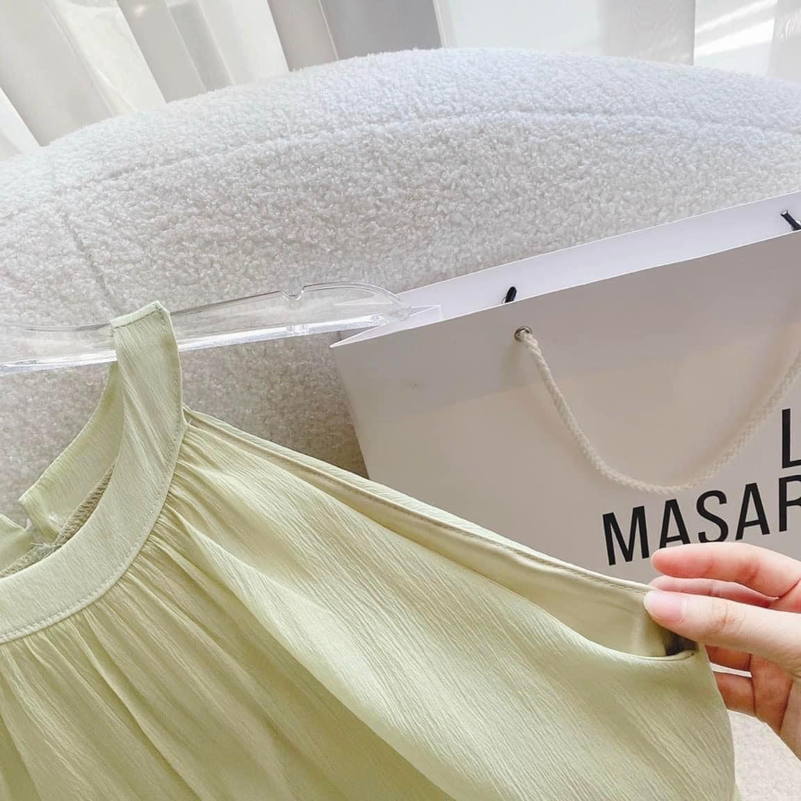 ĐẦM DÂY CỔ YẾM DÀI MIDI SUÔNG TRƠN XANH BƠ SÁT NÁCH HẠ EO MAXI ĐUÔI CÁ DẠO PHỐ ĐI TIỆC ĐI CHƠI ĐI BIỂN