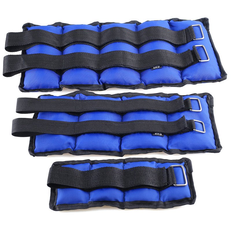Cặp Tạ Đeo Chân,Tạ đeo cổ chân, cổ tay hỗ trợ tập thể thao, tập gym, chạy bộ,Tạ ôm chân hạt kim loại êm không đau