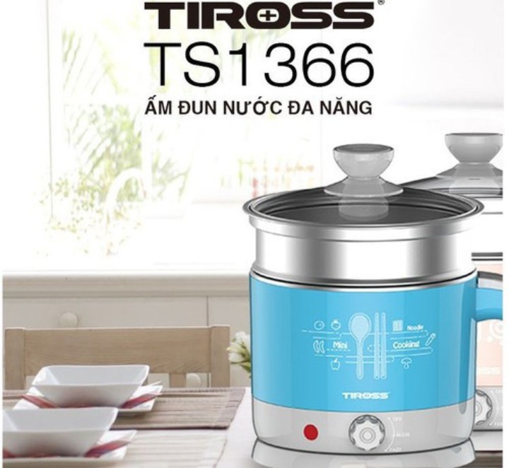 Ca Nấu Đa Năng Tiross TS1366 (1.2L) - Hàng chính hãng