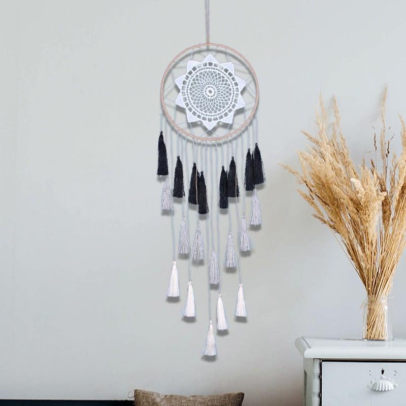Dream catcher dây gai dệt tay phong cách cổ điển