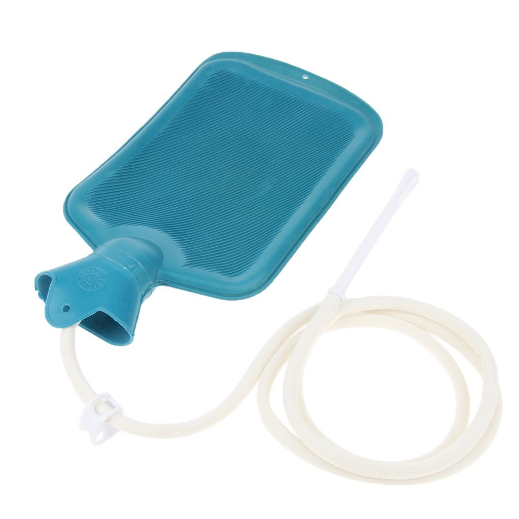 Adults Silicone Enema Douche Bag Rubber Enemator for Easy Cleaning