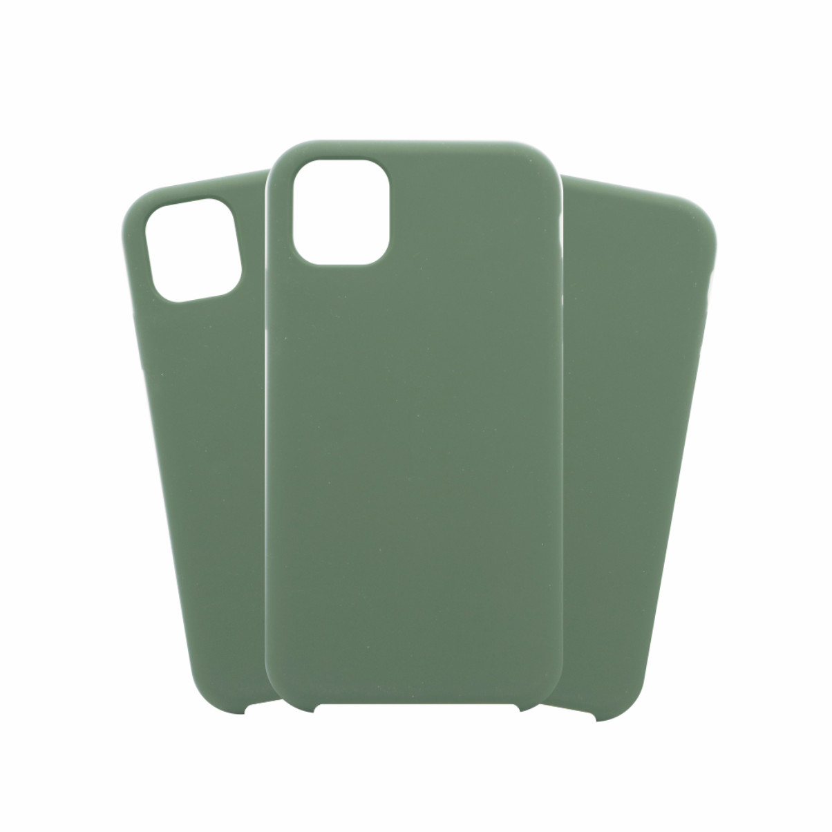Ốp Lưng iPhone 11 Nhựa Dẻo Liquid Silicone Skin Case Buff - Xanh đậm - Hàng Chính Hãng