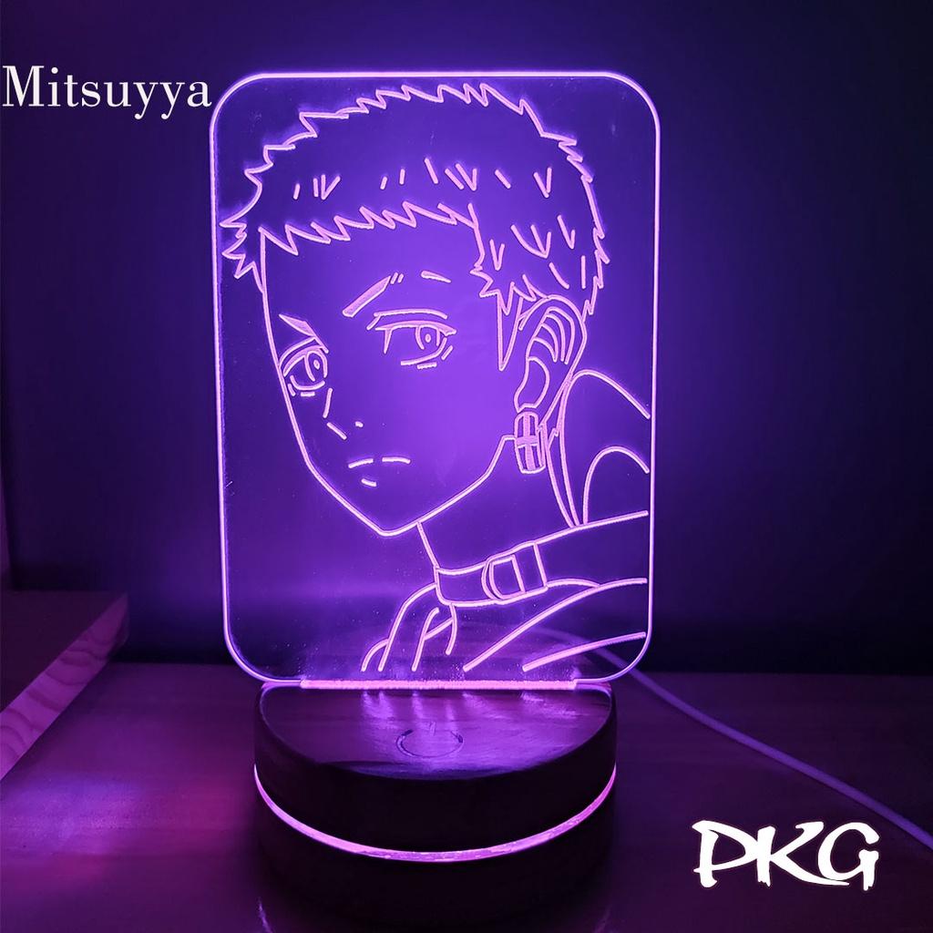 Đèn Ngủ Led 3D MISSUYYA nhân vật Anime phát sáng 16 màu cảm ứng có điều khiển từ xa