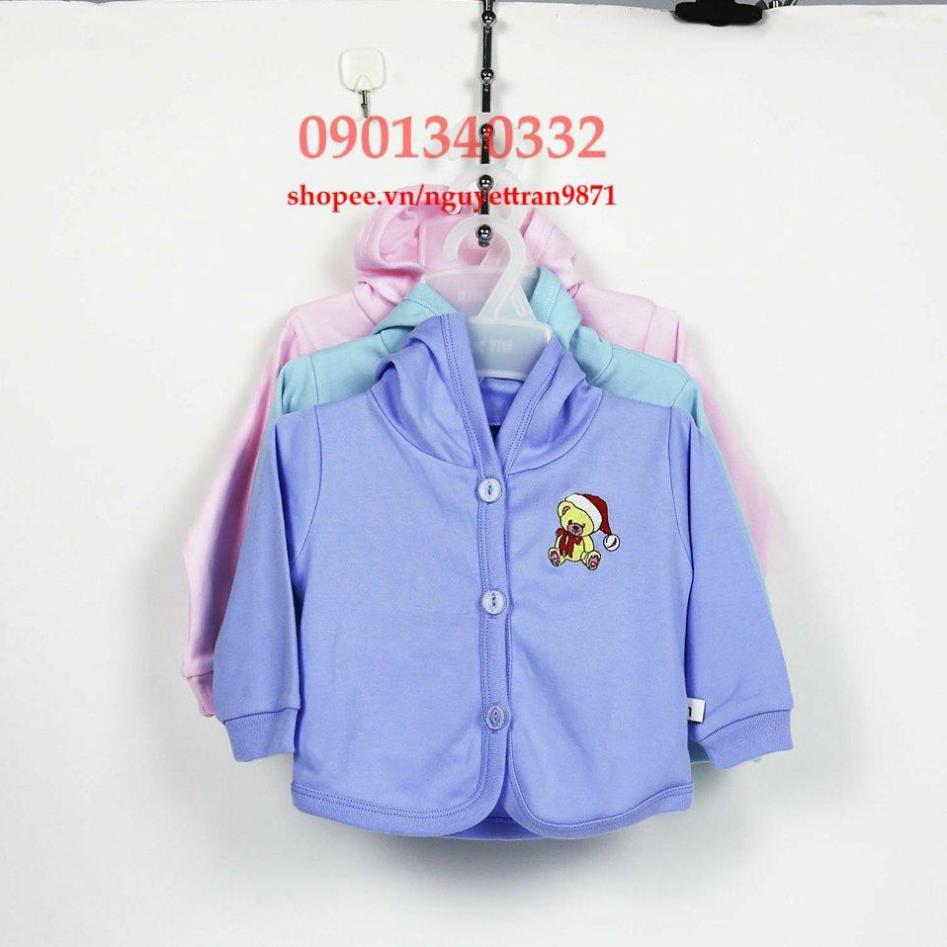 Combo 3 áo khoác giữ ấm bé sơ sinh