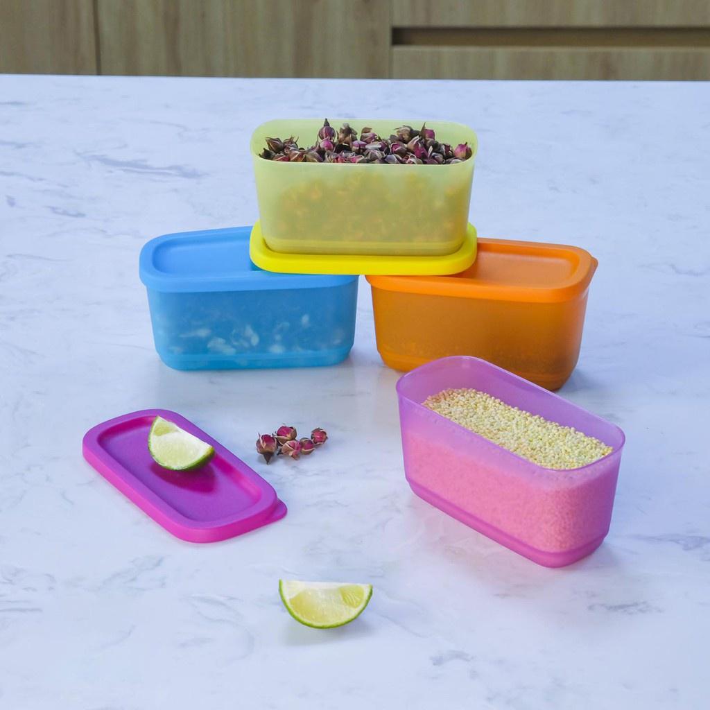 Bộ 4 hộp Tupperware Mini Rectangular 250ML