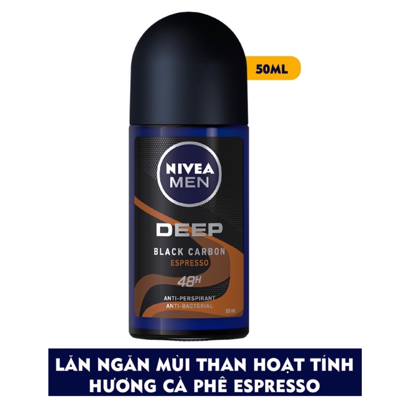 Bộ đôi Xịt Ngăn Mùi Nivea Men Than Đen Hương Espresso 150ml và Lăn Ngăn Mùi Nivea Men Than Đen Hương Espresso 50ml