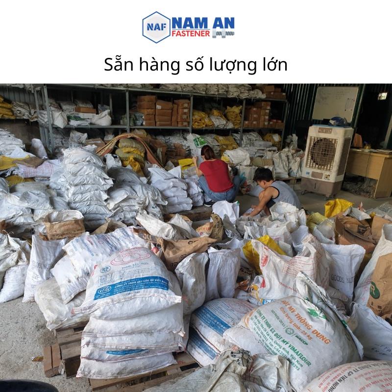 Bulong M8 cấp bền 8.8, bu lông lục giác M8, chiều dài 15, 20, 25, 30, 35, 40, 50, 60, 70mm, bu lông 8.8