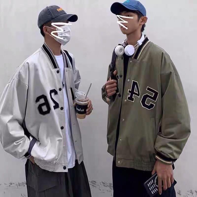 Áo Khoác Bomber Bóng Chày - Áo Khoác Dù Nam Nữ Unisex 5426 3 Màu Có Form Rộng XL Ulzzang KUN