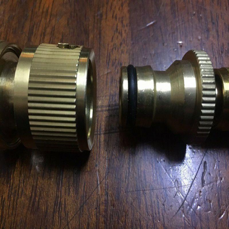 ĐẦU VÒI XỊT TĂNG ÁP MINI TÙY CHỈNH ĐA NĂNG ĐỒNG NGUYÊN CHẤT 100% LOẠI CÓ VỈ
