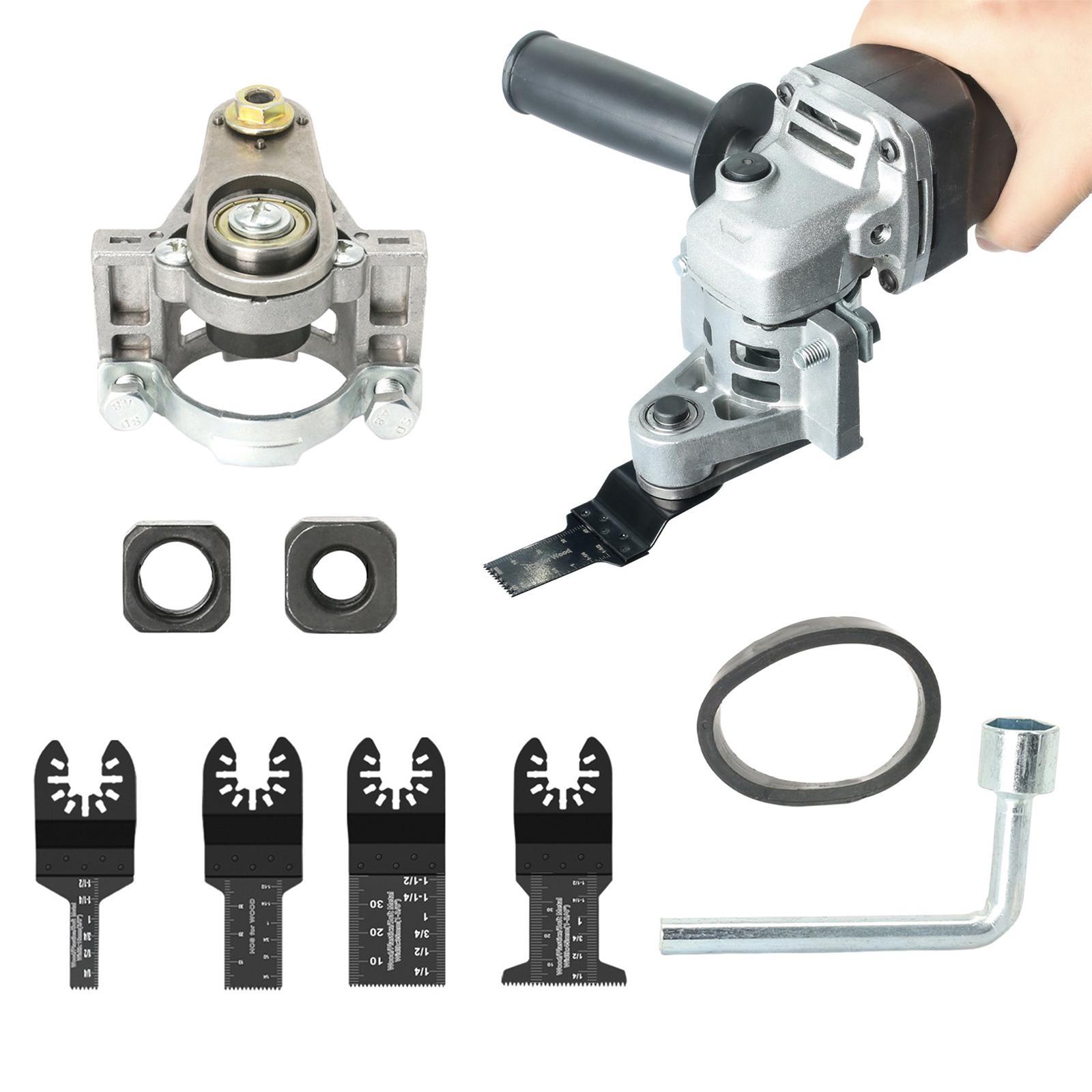 9x Angle Grinder Conversion Head Kits for Gypsum Wall Pruning Cement Mortar