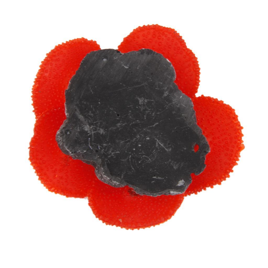 2 pcs Plastic Aquarium Decor Tank Decoration Ornament Coral Green,Red