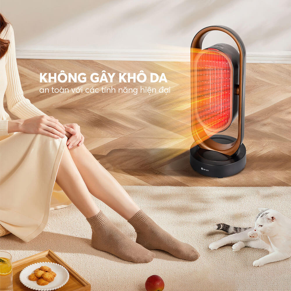 Máy sưởi gốm Elmich CHE 3937 Hàng Chính Hãng