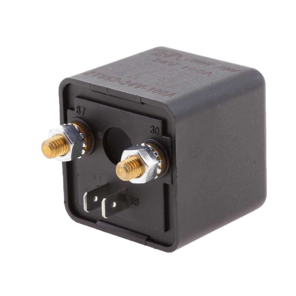 ZT662-24V-A Tiếp Sức cho Xe Hơi Văn 24VDC 100Amp Chia Sạc Rơ Le ON/OFF 4 Pin