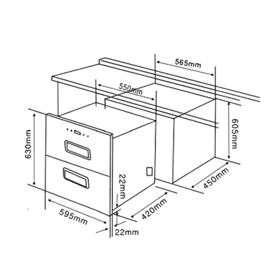 Máy Sấy Bát Eurosun EU-DS120