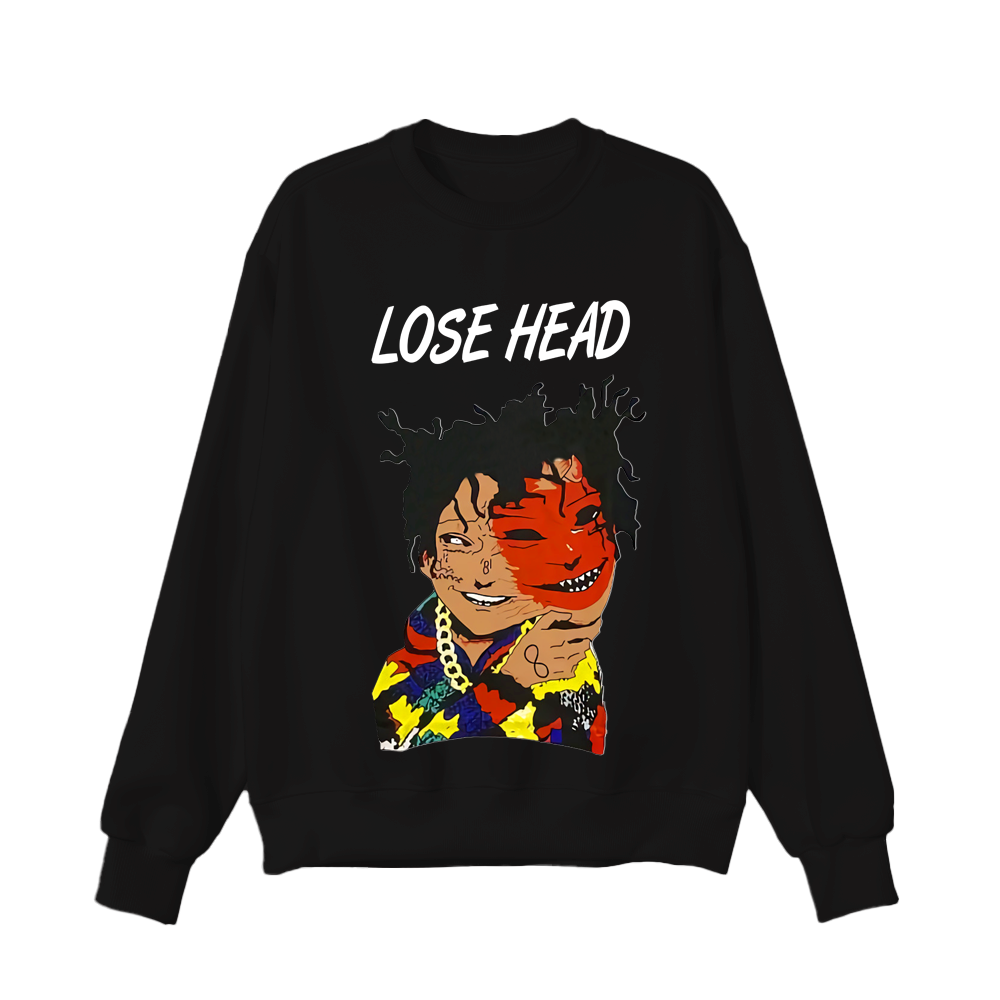 Áo dài tay trơn NỈ BÔNG Unisex MonsterX LOSSE HEAD Sweater Ulzzang cặp đôi nam nữ form rộng oversize Hàn Quốc