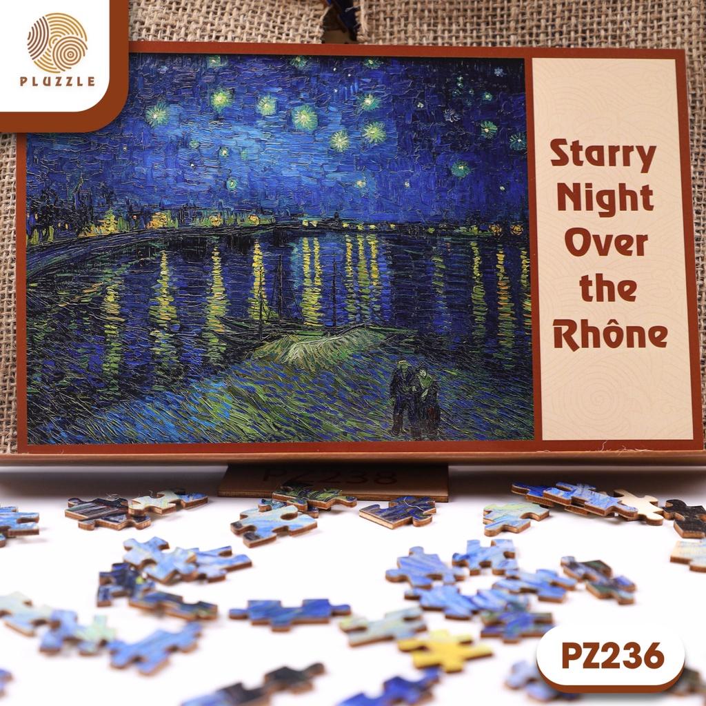 Bộ xếp hình gỗ thông minh puzzle đồ chơi ghép hình 500 miếng - PZ236 - Starry Night Over the Rhône