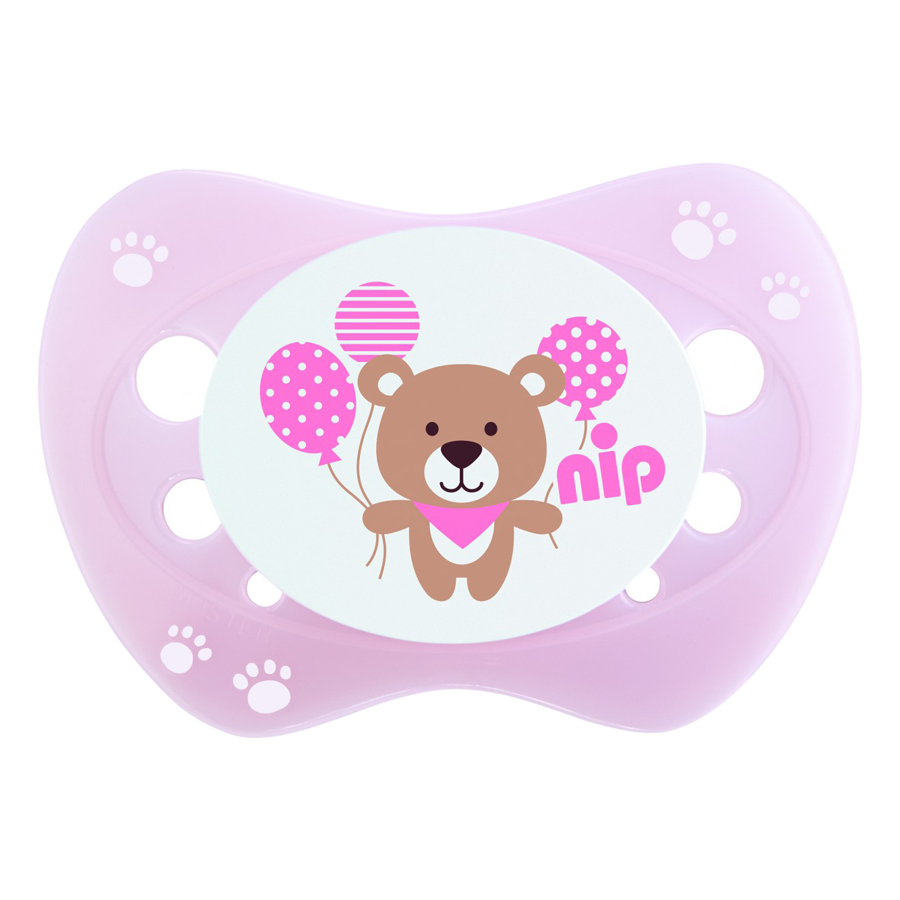 Bộ 2 Ti Ngậm Sơ Sinh Phát Sáng Newborn Night Nip Silicon Nip31308 (Cỡ 0)