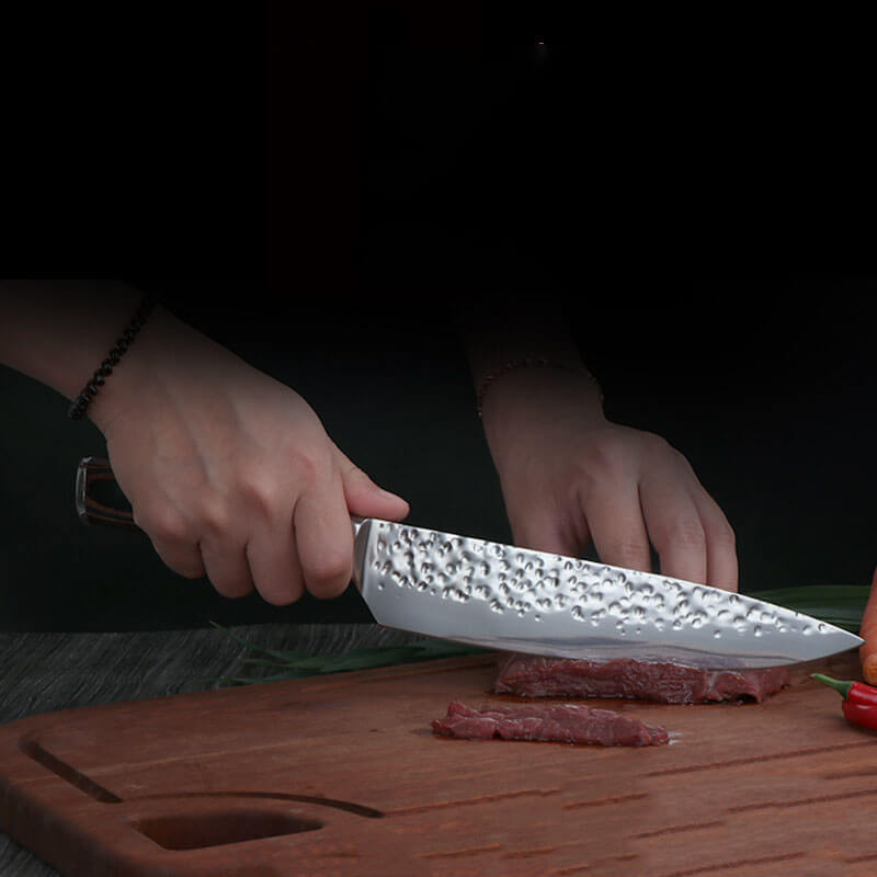 DAO BẾP NHẬT BẢN GYUTO THÉP DAMASCUS MÃ B8DT119