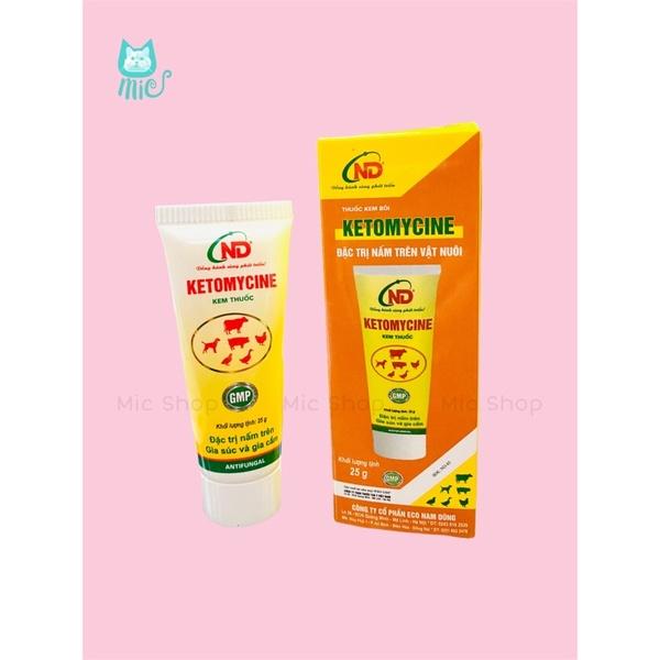 Kem Bôi Nấm cho thú cưng Ketomycine 25g