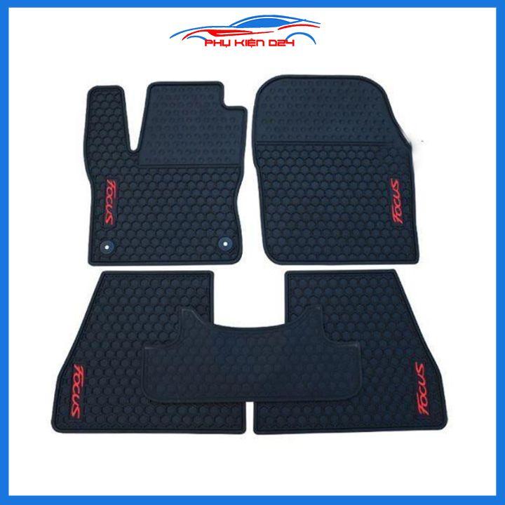 Lót sàn ô tô cao su Focus 2012-2013-2014-2015-2016-2017-2018-2019-2020-2021-2022 không mùi chống trơn trượt
