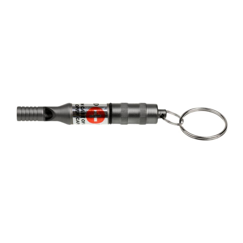4 Pieces / Set Aluminum alloy Mini Survival Whistle Keychain Camping Hiking Backpacking Emergency Tool