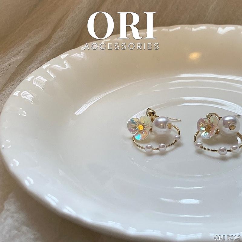 Bông tai nữ Vintage Pearl độc đáo thời trang ORI ACCESSORIES B328