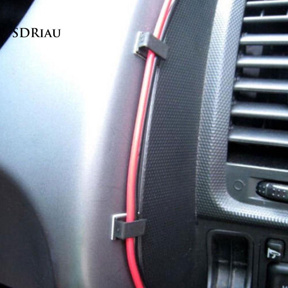 Bộ 10/20/100 kẹp cố định dây điện dán trong xe hơi tiện dụng