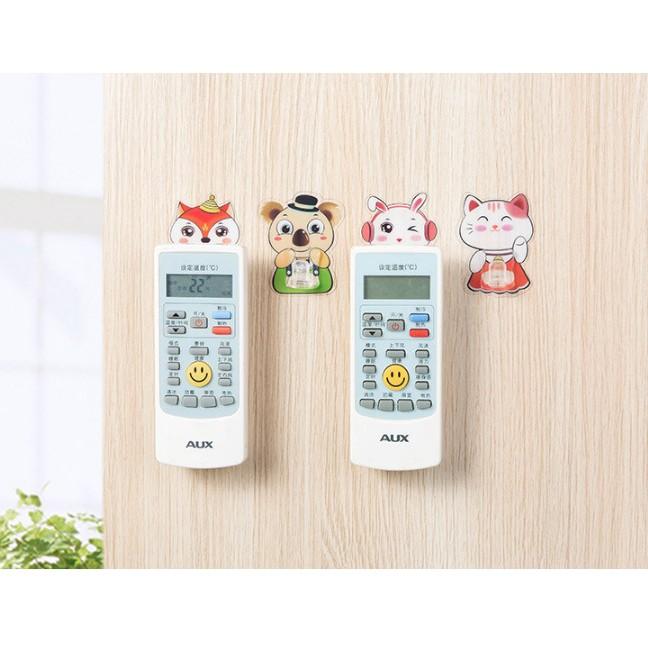 Bộ móc dán tường treo remote, treo phụ kiện hình thú