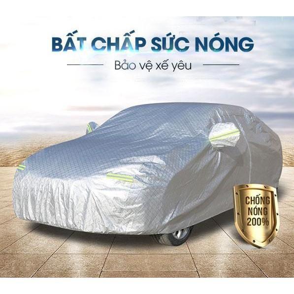 Bạt Phủ Toàn Xe 3 Lớp Chống Xước, Chống Nắng, Chống Cháy Cho Ô Tô
