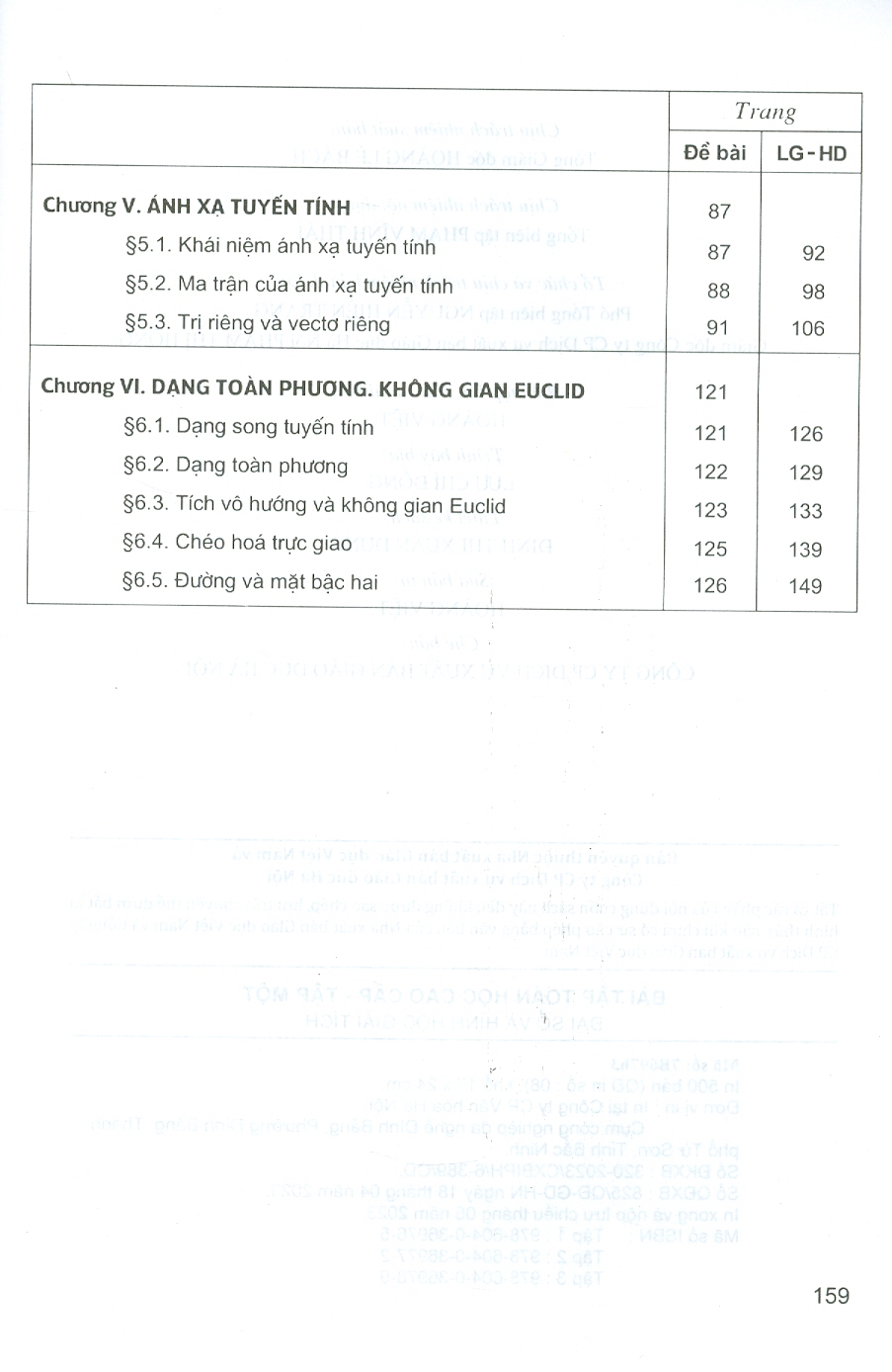Combo 2 Quyển Toán Học Cao Cấp, Tập 1 - Đại Số Và Hình Học Giải Tích (Bài Học + Bài Tập) (Tái bản năm 2023)