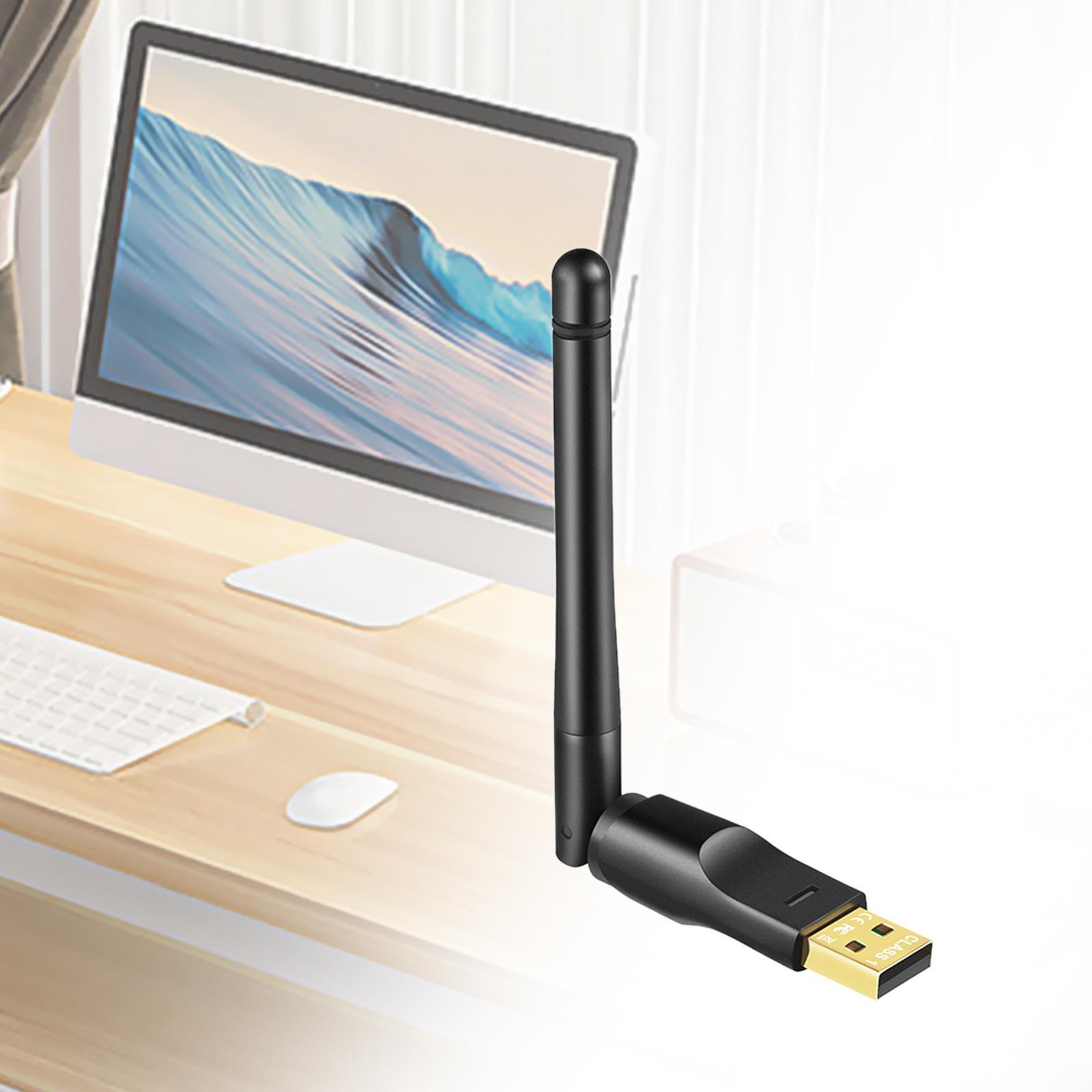 V5.1 USB Adapter Adapter 3Mbps Transmission Rate Low Power Consumption Audio Adapter for Windows 7/8.1/10/11 PC Mouse