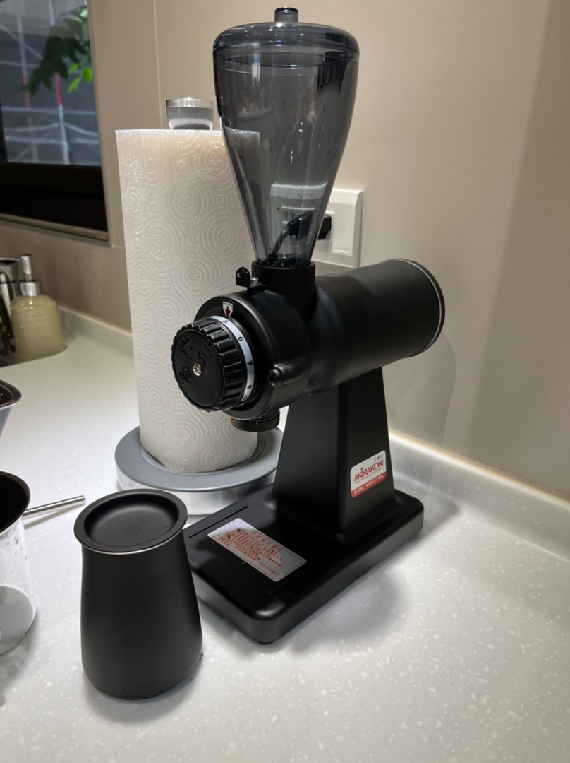 MÁY XAY CÀ PHÊ AKIRAKOKI COFFEE GRINDER SUPER M-520A Black - Lưỡi thép được nhập từ Italy
