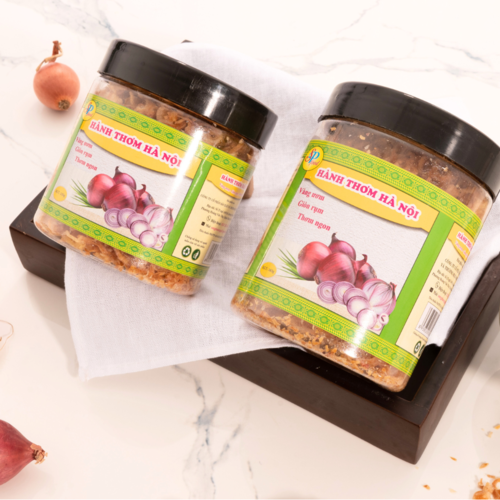 Hành thơm Hà Nội 165gr - Hàng xuất khẩu Nhật-Đảm bảo chất lương, ngon, giòn rụm