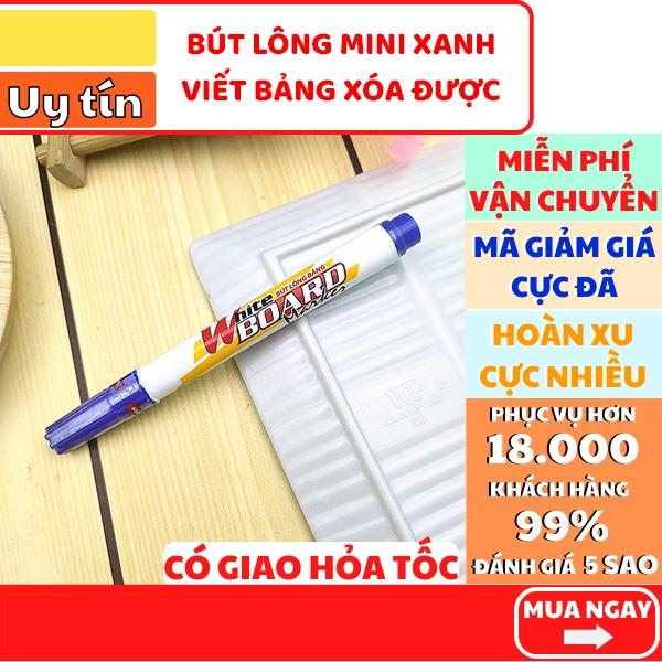 Bút lông viết bảng mực xanh loại nhỏ