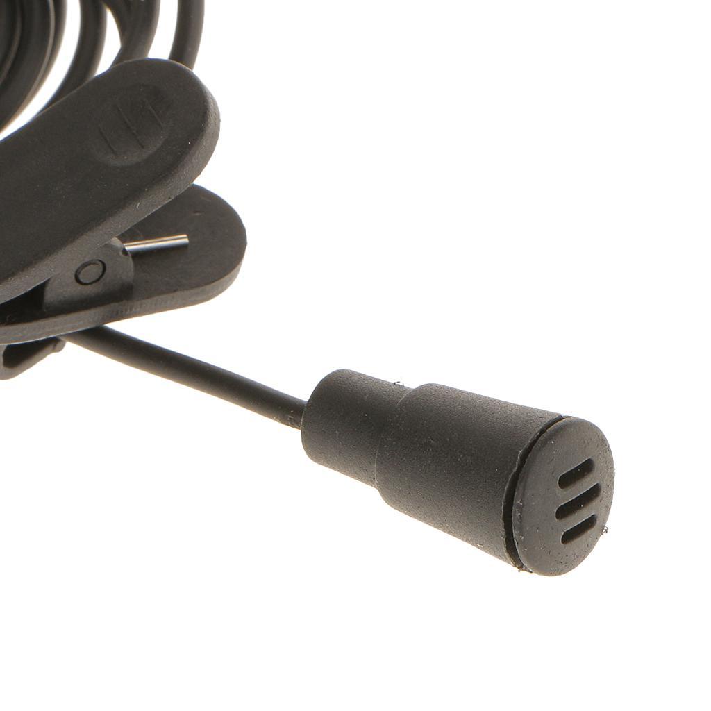 3.5mm Hands Clip On Mini Lapel Mic Microphone For Notebook Laptop