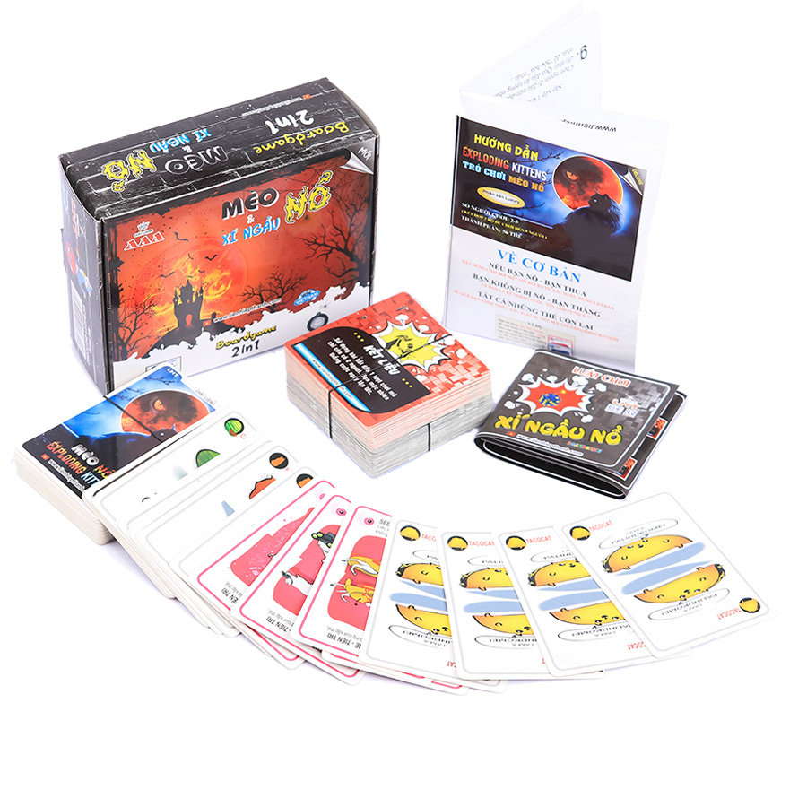 Boardgame 2in1 LHT Mèo Nổ - Xí Ngầu Lắc