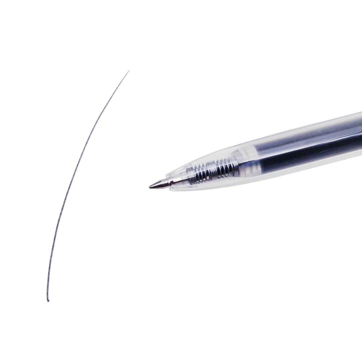 Bút Gel Bấm Siêu Trơn 0.5 mm - Deli EG05-BK - Mực Đen