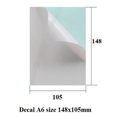 Giấy decal đế xanh khổ A4 , decal đế xanh A5 , decal đế xanh A6 chất lượng, giá rẻ