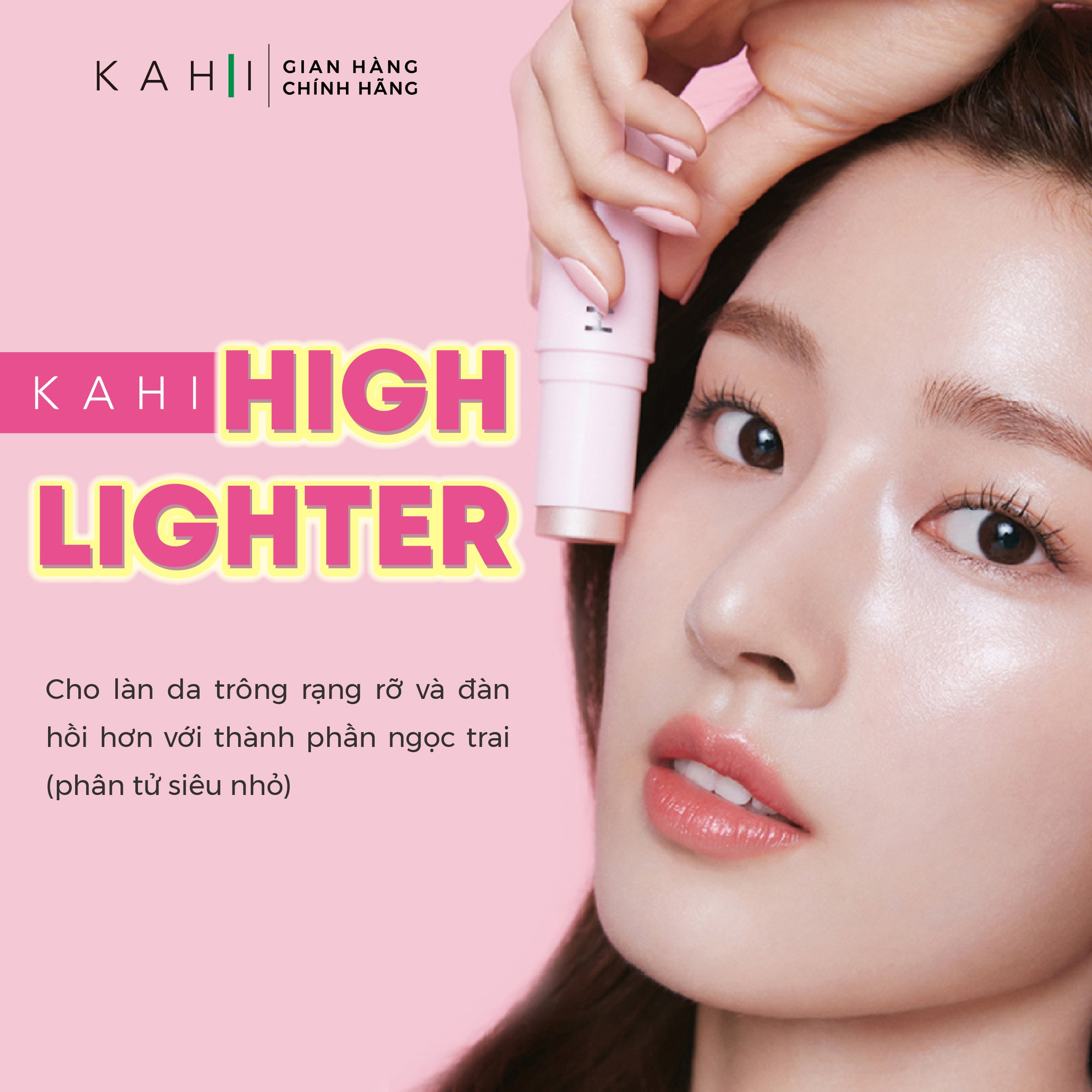 Sáp Dưỡng Ẩm Kahi High Lighter - Bắt Sáng Da Mặt 9g