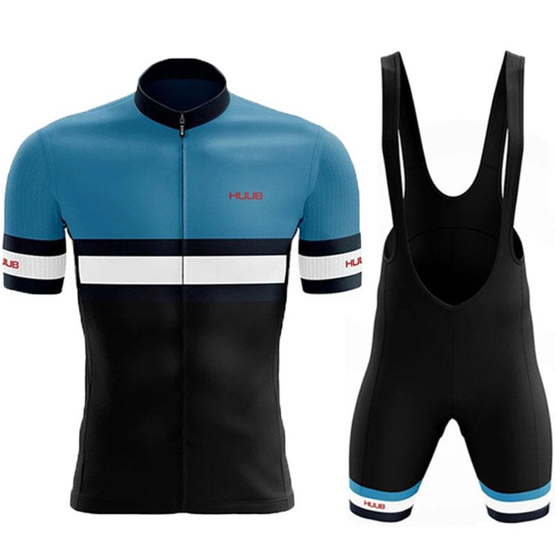 Mới 2023 Huub Team Cycling Jersey Short Sleeve Men Bi không Color: 8 Size: XS