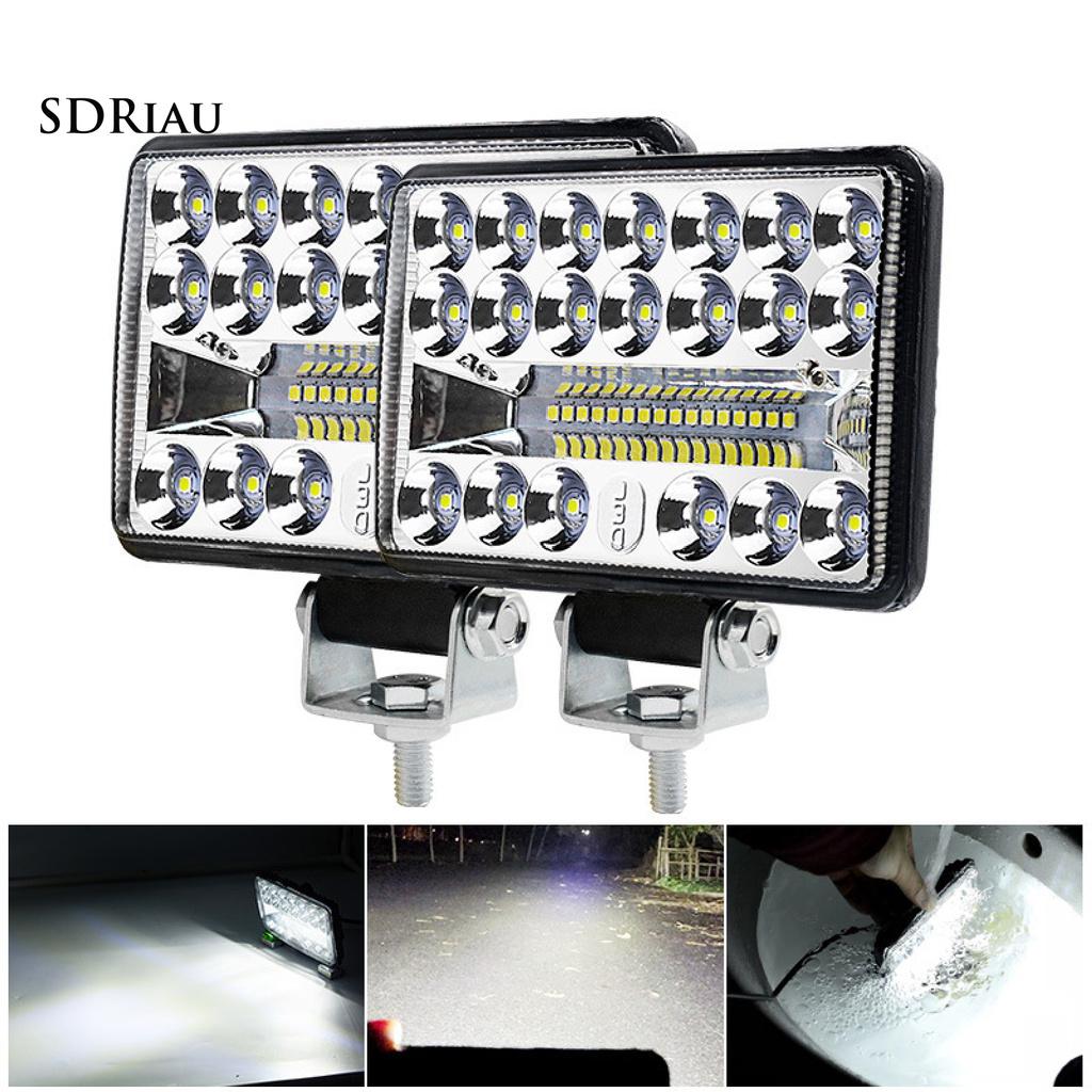 Bộ 2 Đèn Led 20 Bóng Xqcdx Cs-1243A1 4inch Chống Sốc Cho Xe Hơi