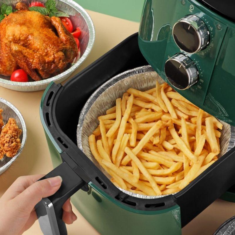 Khay giấy bạc lót nồi chiên không dầu