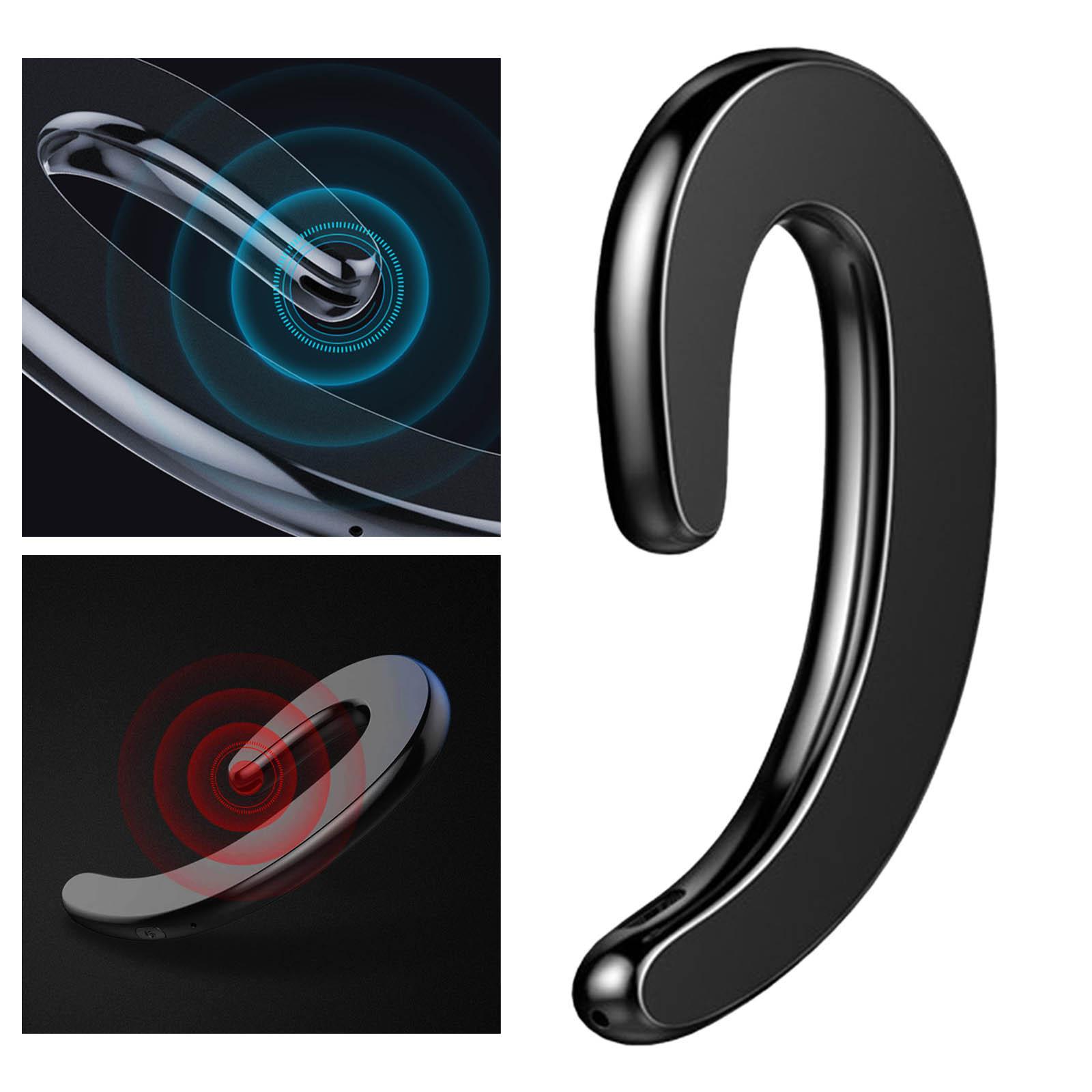 Ear Hook Bluetooth Earphone Bone Conduction Lightweight Wireless Headset for Mountaineering