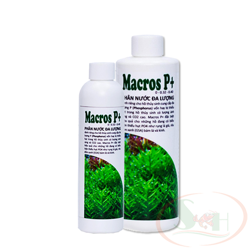 Phân nước PTV Macros P+ bổ sung phosphate po4 cây trồng bể thủy sinh cá tép cảnh