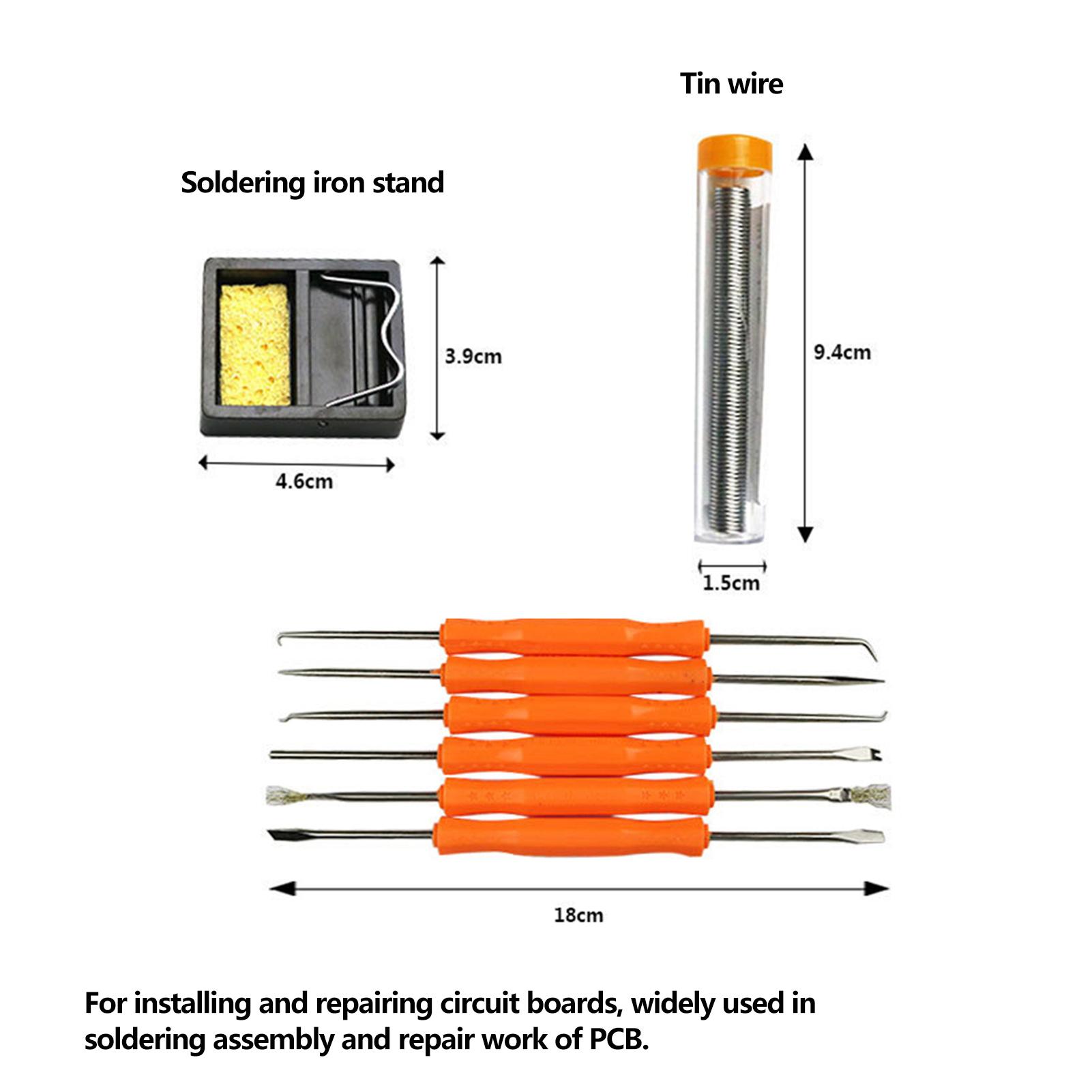 Electric Soldering Iron Set Temperature Adjustable Electric Soldering Iron Welding Tool Kit