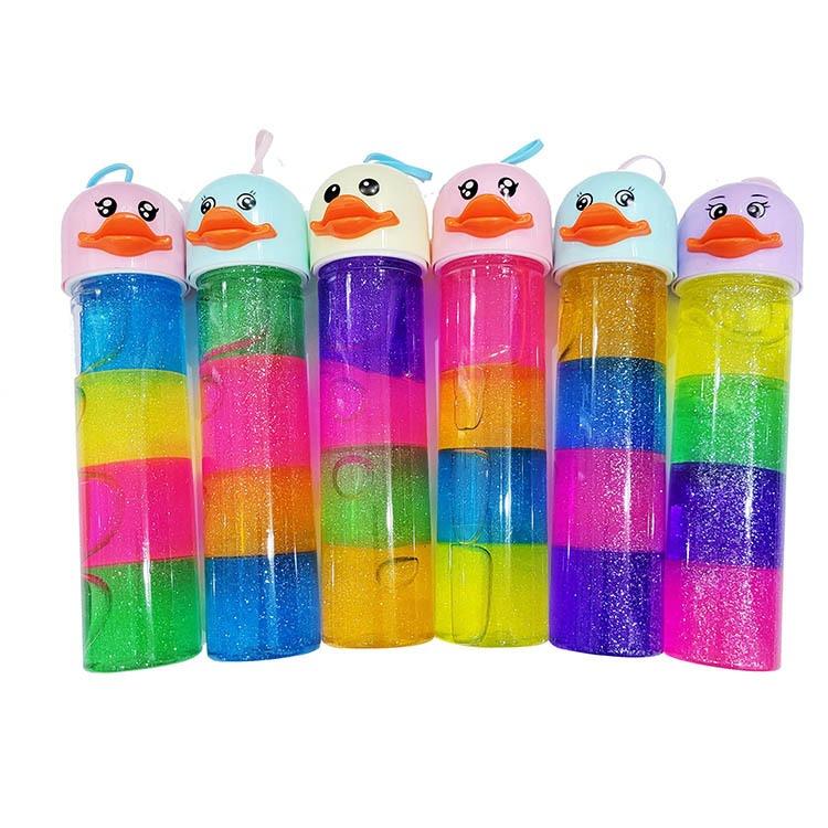 SLIME VỊT 4 MÀU PHỐI GALAXY LOẠI TO cực đẹp thiết kế độc đáo ấn tượng Đồ chơi Slam Gudetama Squishy
