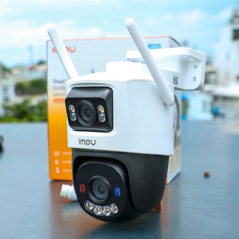 Camera Ngoài Trời 2 Mắt IMOU Cruiser Dual 2 6MP - Quay Quét 360, 2 Mắt Linh hoạt - IPC-S7XEP-6M0WED - Hàng Chính Hãng