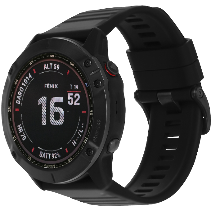 Đồng hồ thông minh Garmin Fenix 6X Sapphire dây silicone