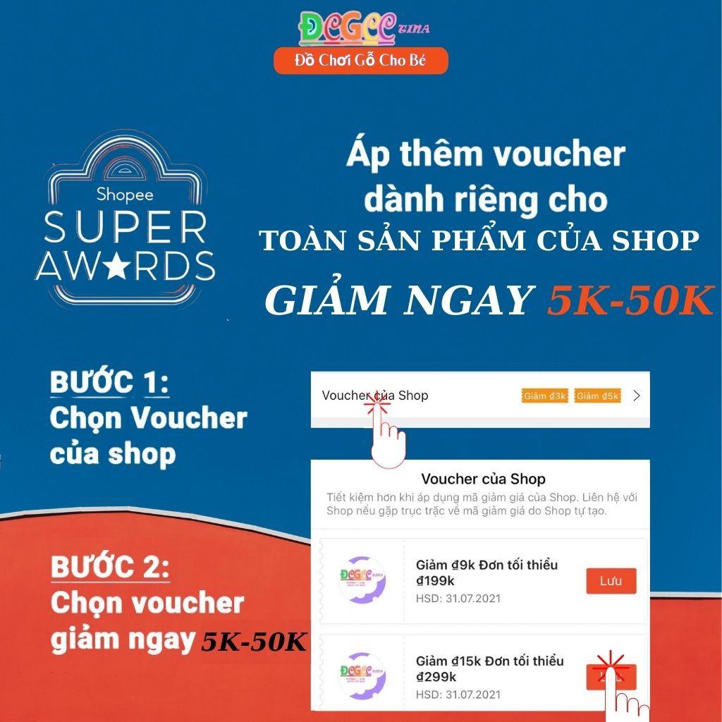 Bảng Chữ Cái Cho Bé - Bảng Chữ Cái Tiếng Anh TINA 6 Trong 1 Cho Bé Học Chữ Số Đếm, Thả Khối Kèm Trò Chơi Câu Cá Đáng Yêu