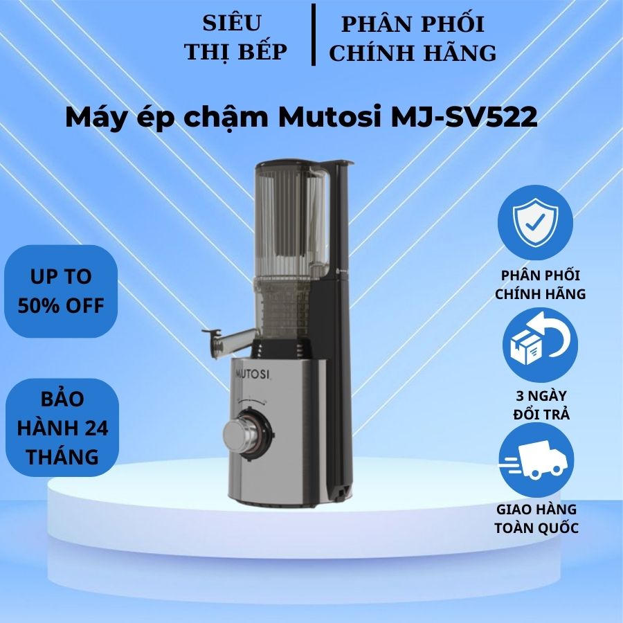 Máy ép chậm Mutosi MJ-SV522 - Hàng chính hãng